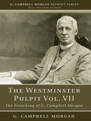 cover image of The Westminster Pulpit Volume VII